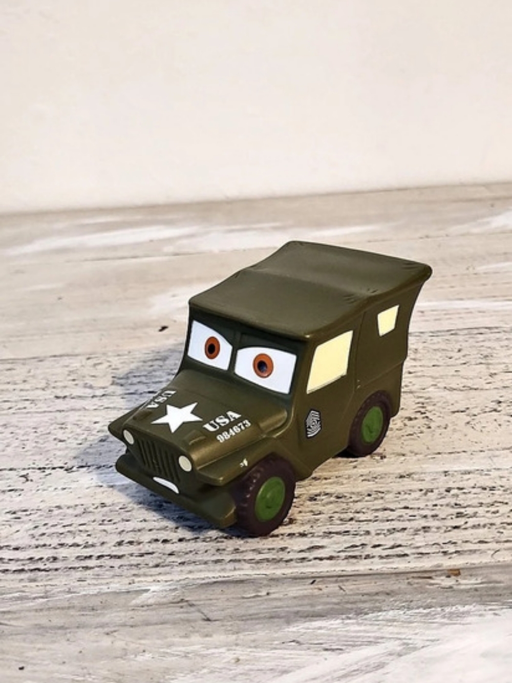 Disney Pixar Cars Military Jeep Toy VehicleDisney Pixar Cars Sarge Bath toy